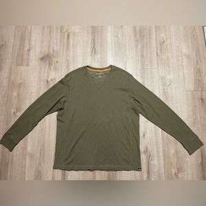 Eddie Bauer Brown Taupe Colored Long Sleeve Men's Crew Neck Shirt Size XXL